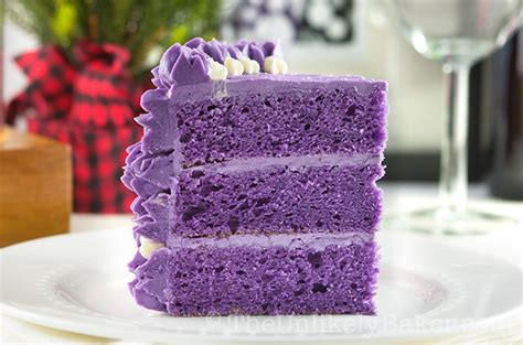Ube Cake (Filipino Purple Yam Cake) .